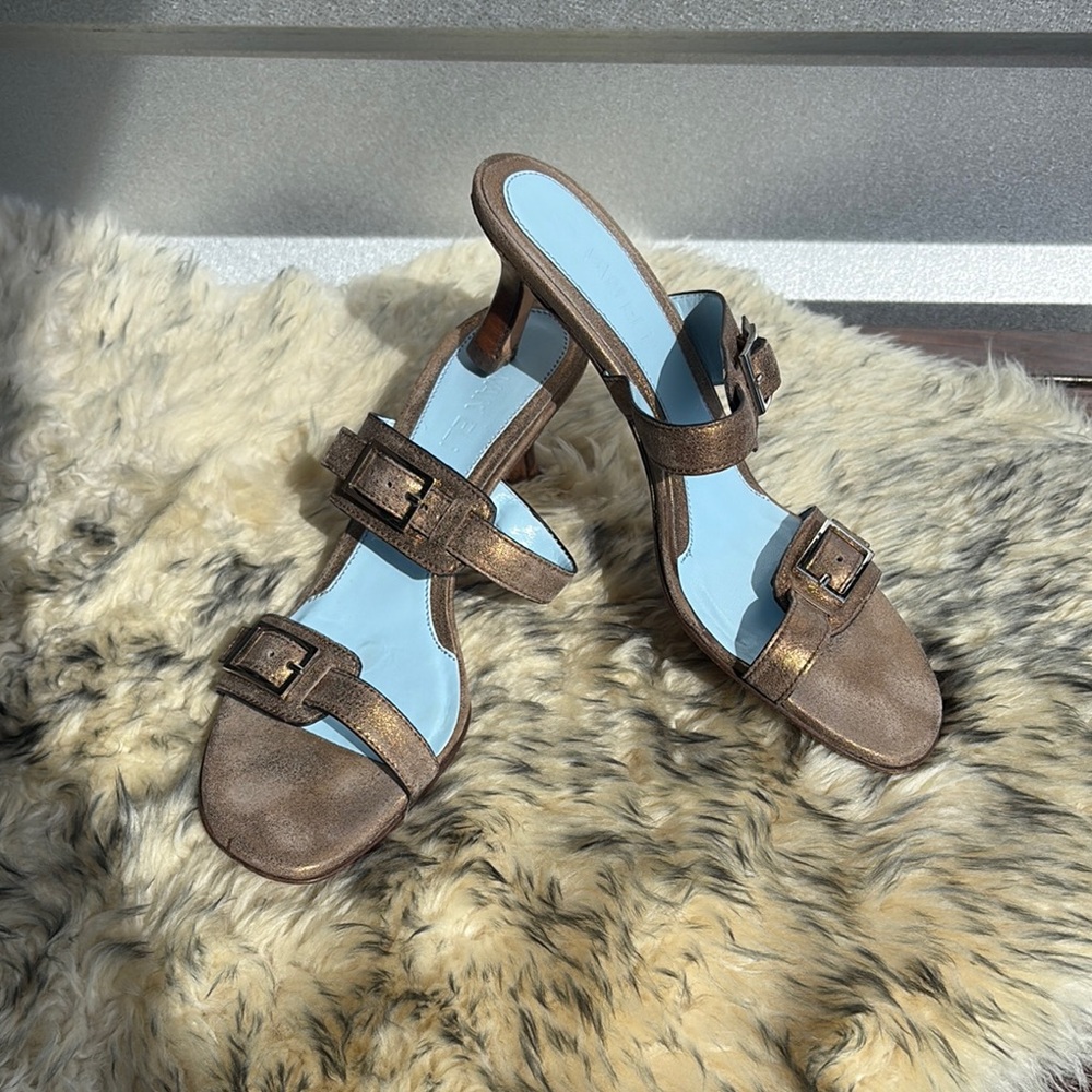 Vaneli Brown Heels with Elegant Design